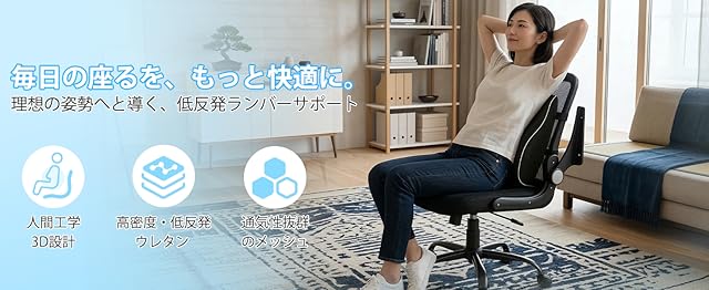 【30%OFF！】LUTW Pro KD-A01 － 低反発 背もたれ ランバーサポートクッションが2,015円