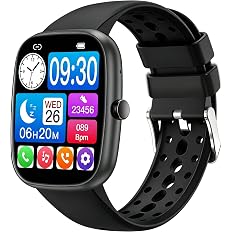 【47%OFF】【1,699円】 BabyHelper 1.85インチ Bluetooth通話機能付き 多種類文字盤 スマートウォッチ