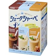 【15%OFF】大塚食品 シェーク シャーベ 3種のフレーバー(ショコラ・バニラ・キャラメル)100g×各2袋
