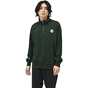【ポイント37%還元】Converse(コンバース)CHENILLE HALF ZIP TOP メンズ ダークグリーン Mサイズ