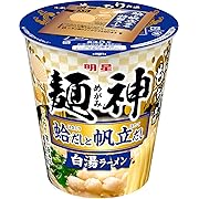 明星 麺神カップ 蛤だしと帆立だし白湯ラーメン 12個