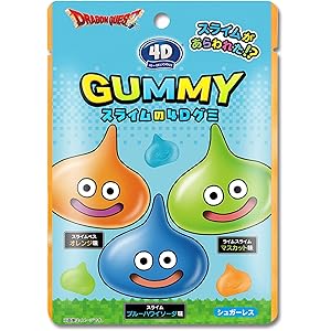 【アウトレット】【890円】 スクウェア・エニックス ドラゴンクエスト スライムの4Dグミ 38g×10袋