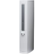 aisen 一体型トイレブラシ トイレタワー ホワイト 41.5×81×6.5cm