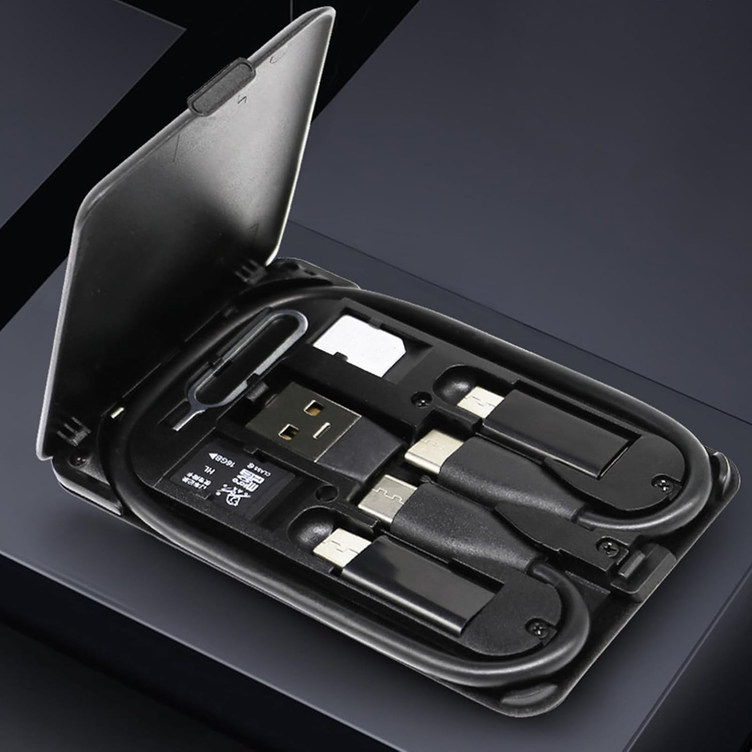 【153円】 Amazon Haul 充電ケーブルとカードホルダー付き デスクコードオーガナイザー 【送料無料】