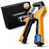【タイムセール+15%OFF！】CATSOBAT ハンドグリップ デジタルカウンター付き 5～100kg 負荷調整対応モデルが413円