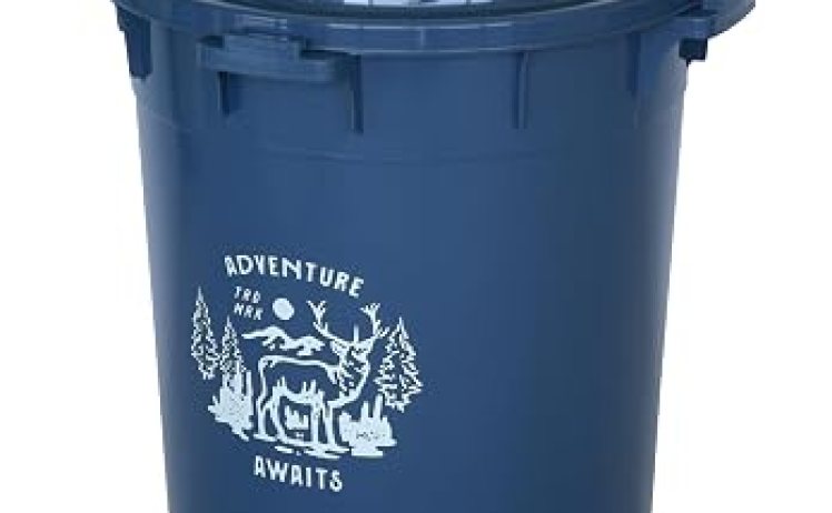 【1,864円】平和工業 ペール ゴミ箱 フタ付き 45L 日本製 ナイトブルー