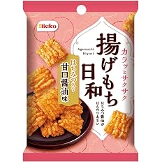 【41%OFF】【96円】 栗山米菓 揚げもち日和 甘口醤油味 60g