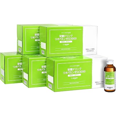 【15%OFF】【指定医薬部外品】by Amazon タウリン3000mg配合 栄養ドリンク リオパミンゼロ3000 100ml×50本 送料込2,909円(おトク便3種で2,747円・54.9円/本)